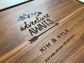  Cutting Board with Metal Handle,Charcuterie Charcuterie Board, Personalized Cutting Boards, Engraved Gifts, Best Charcuterie Boards